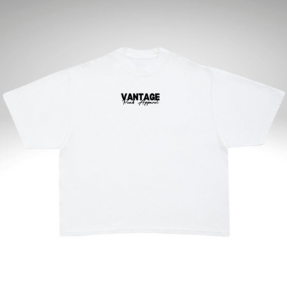 FEARLESS | White Dyed Drop-Shoulder