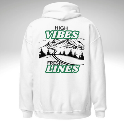 High Vibes, Fresh Lines | Heavyweight Hoodie